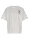 Casablanca Logo Crew Neck T-shirt In Neutral