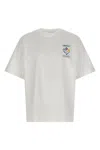 Casablanca Logo Crew Neck T-shirt In White