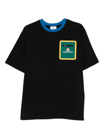 Casablanca Montagne T-shirt In Black