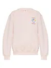 Casablanca Montaigne Graphic-print Sweatshirt In Pink