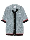 Casablanca Mouliné Shirt In Blue