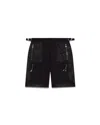 Casablanca Mountain Camo Cargo Trouser In Black