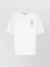 Casablanca Mountain Sports Crewneck Graphic T-shirt In White