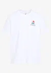 Casablanca Mountains Waves Print T-shirt In White