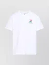 Casablanca Mountains Waves Print T-shirt In White
