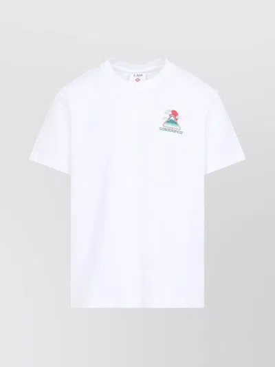 CASABLANCA MOUNTAINS WAVES SCREEN T-SHIRT