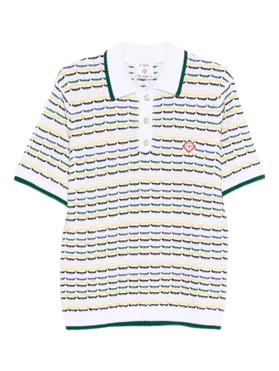 CASABLANCA CASABLANCA MULTI COTTON VISCOSE TUCK STITCH