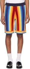 Casablanca Gradient Towelling Shorts In Multi