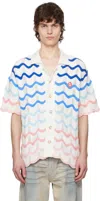 Casablanca Wave Shirt In Multi