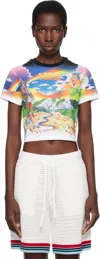 Casablanca Baby T-shirt With Music Graphic Print In La Musique