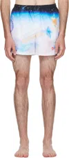 Casablanca Multicolor Printed Swim Shorts In Multi