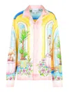 Casablanca Ladies Apartement Dans Les Airs Printed Shirt In Multicolor