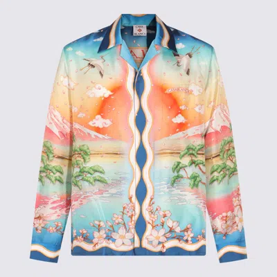 CASABLANCA CASABLANCA MULTICOLOR SILK SHIRT