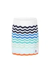 Casablanca Multicolor Skirt For Girl With Logo In Multicolor