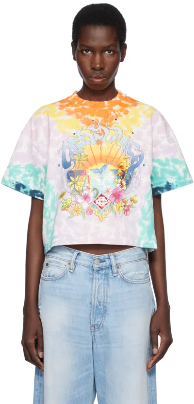 Casablanca Lettuce Surf Trip Tie Dye T-shirt In Multicolor