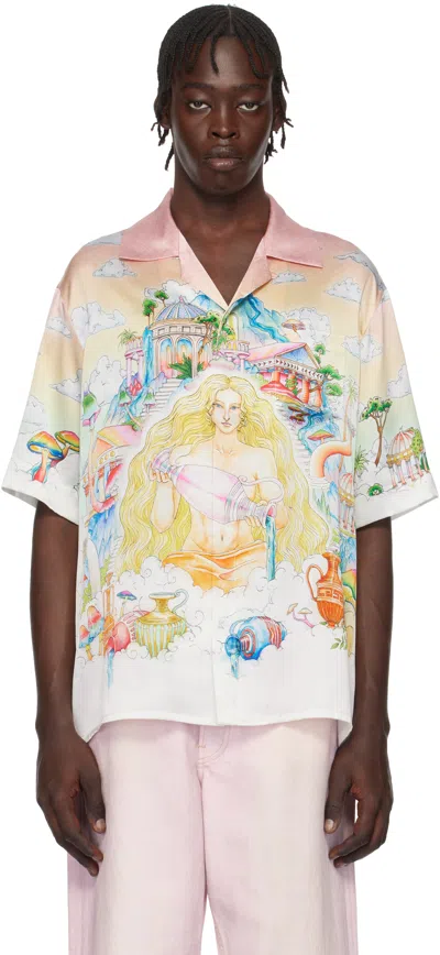 Casablanca Multicolor 'the Road To Knowledge' Shirt