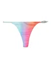 Casablanca Gradient Printed Bikini Bottom In Multi