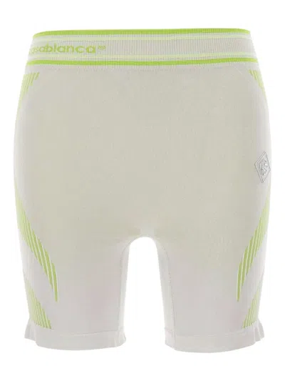 Casablanca Multicolour Q-nova Shorts In Brown