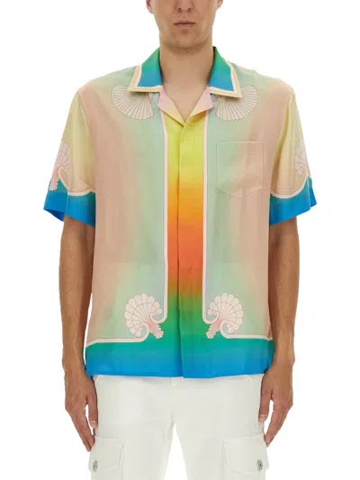 CASABLANCA CASABLANCA MULTICOLOUR SILK SHIRTS
