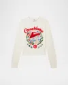 Casablanca Crewneck Sweater With Mushroom Embroidery