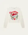 Casablanca Crewneck Sweater With Mushroom Embroidery