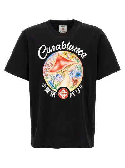 CASABLANCA CASABLANCA 'MUSHROOM EMBLEM' T-SHIRT