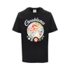 Casablanca T Shirt With Print In Black
