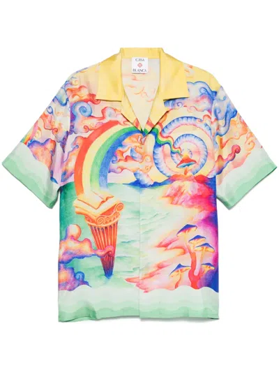 Casablanca Multicolor Printed Shirt In Natures Teacher