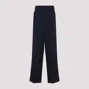Casablanca Tailored Trousers With Front Pleats In Navy Blue