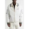 Casablanca Nylon Coach's Jacket In Bright White