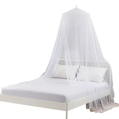 Casablanca Oasis Polyester Bed Canopy In White