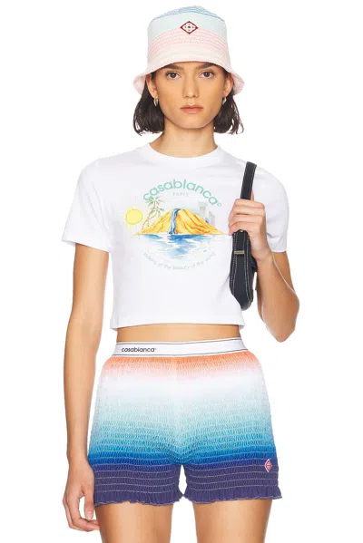 Casablanca Oasis Printed Baby Tee