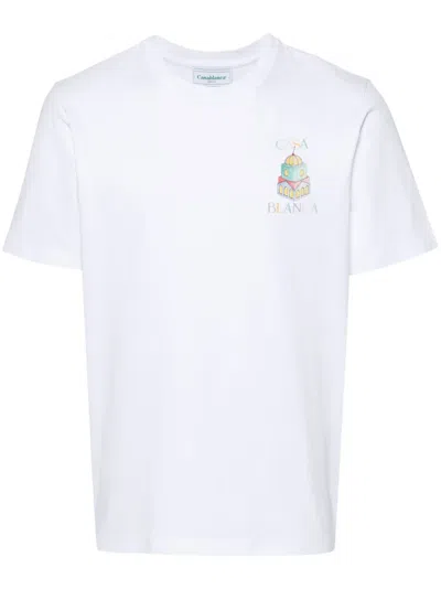 CASABLANCA OBJETS EN VRAC ORGANIC COTTON T-SHIRT