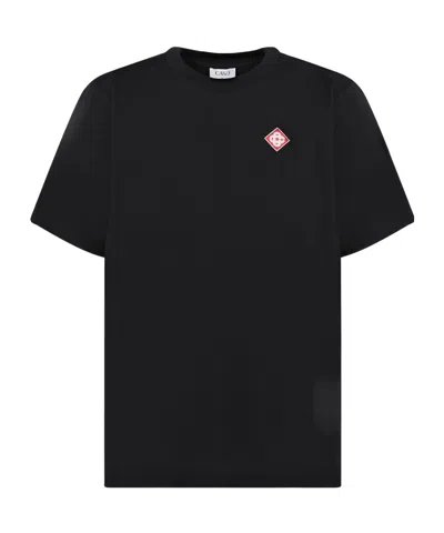 Casablanca Open-necked Black Shirt
