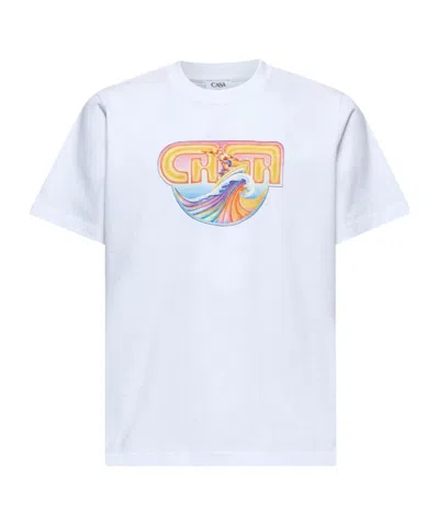 Casablanca White Casa Surf T-shirt