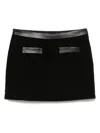 Casablanca Open-weave Tailored Mini Skirt