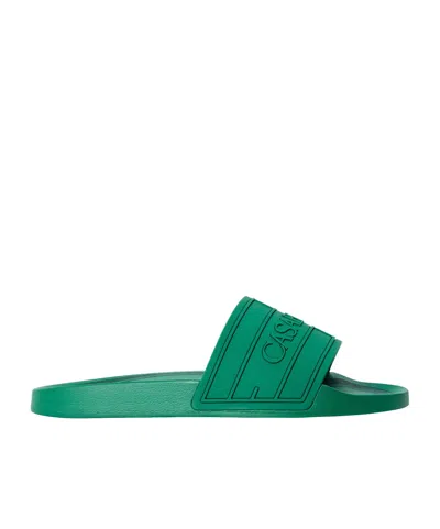 Casablanca Open-toe Slippers In Green