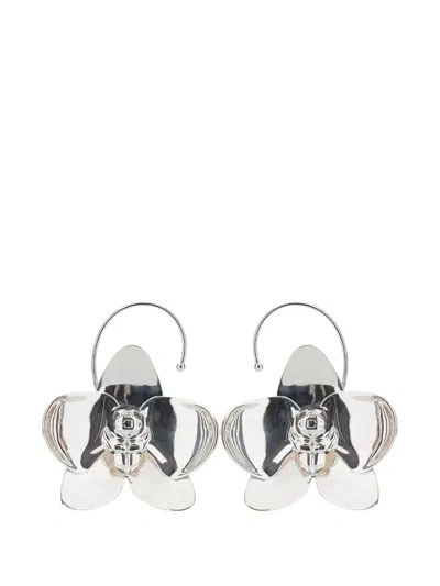 Casablanca Orchid Ear Cuffs In Brown