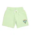 Casablanca Logo-detail Drawstring Shorts In Green