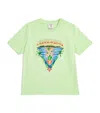 Casablanca Graphic-print Short-sleeve T-shirt In Green