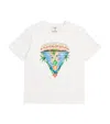 Casablanca Organic Cotton Innocence Triangle T-shirt In White
