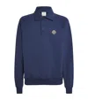 Casablanca Organic Cotton Logo Polo Shirt In Blue