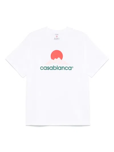 CASABLANCA ORGANIC-COTTON T-SHIRT