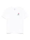 Casablanca White Organic Cotton Mountains Waves Screen T-shirt