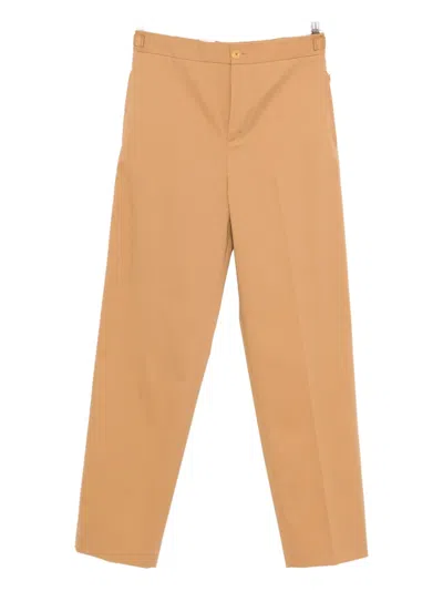 Casablanca Organic Cotton Trousers In Neutral