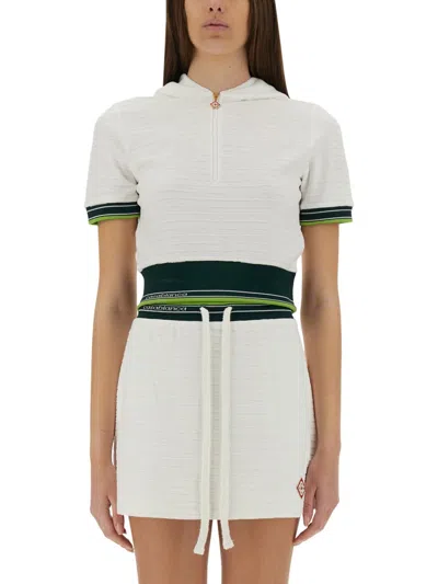 Casablanca Organic Cotton White Top