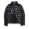 Casablanca Black Quilted Puffer Down Jacket In Black
