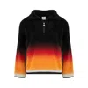 Casablanca Gradient-effect Zip Sweatshirt In Black