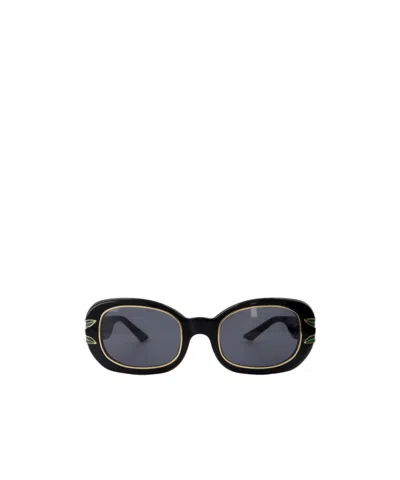 Casablanca Oval-framed Sunglases In Black