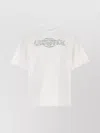 Casablanca Oversize Crew Neck T-shirt With Graphic Print In White